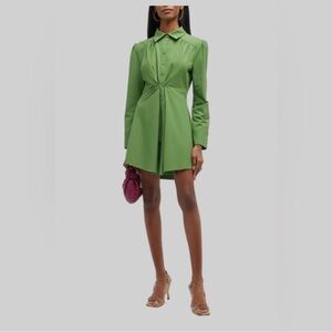 Cinq à Sept Green Long Sleeve Dress